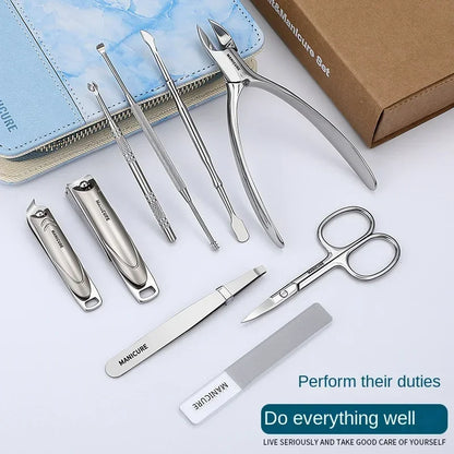 Professional Nail Clipper and Grooming Kit for Home and Travel