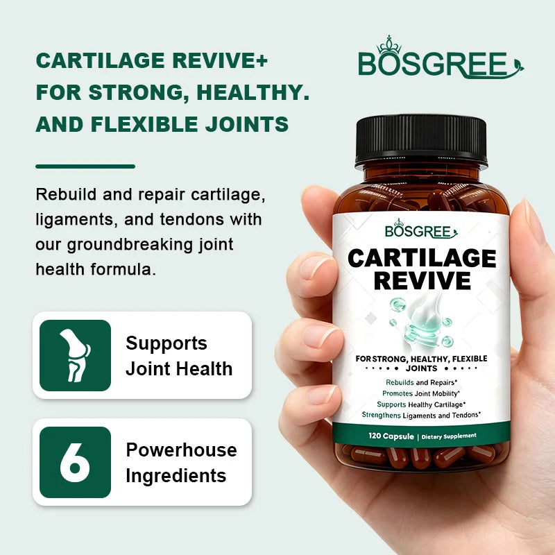 Joint & Cartilage Supplement, Type II Collagen, Glucosamine, MSM & Vitamin D3, Daily Mobility Support Type I - Bond Well Supplies