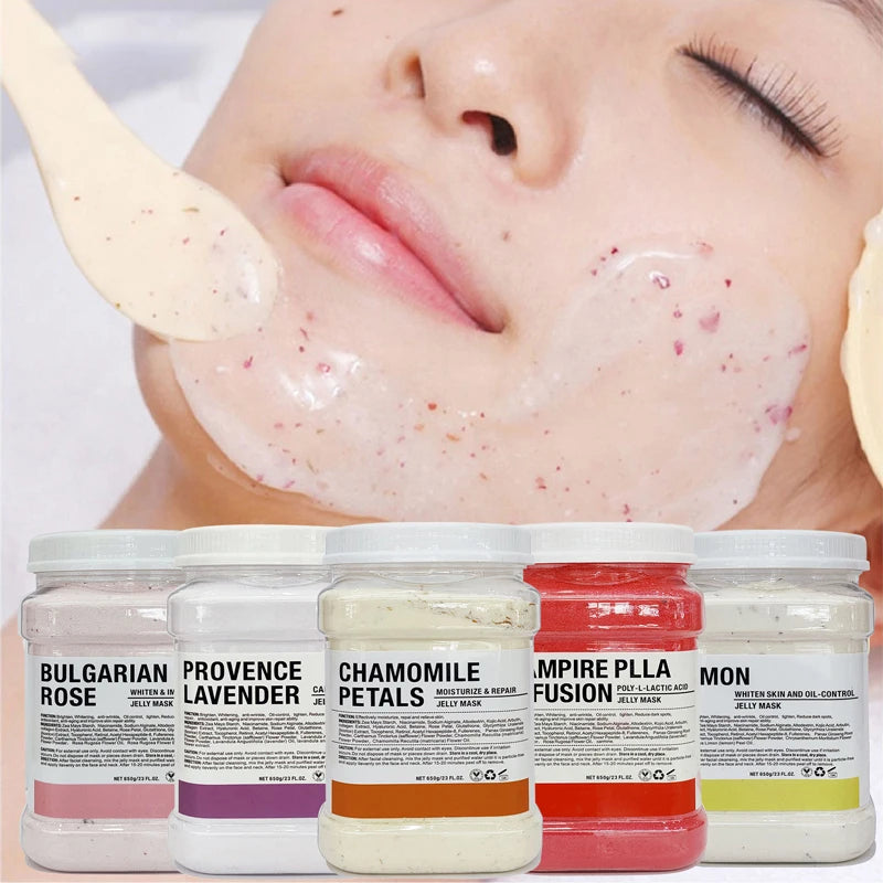 Professional Jelly Mask Powder Set, 6 Facial Masks for Skin Care