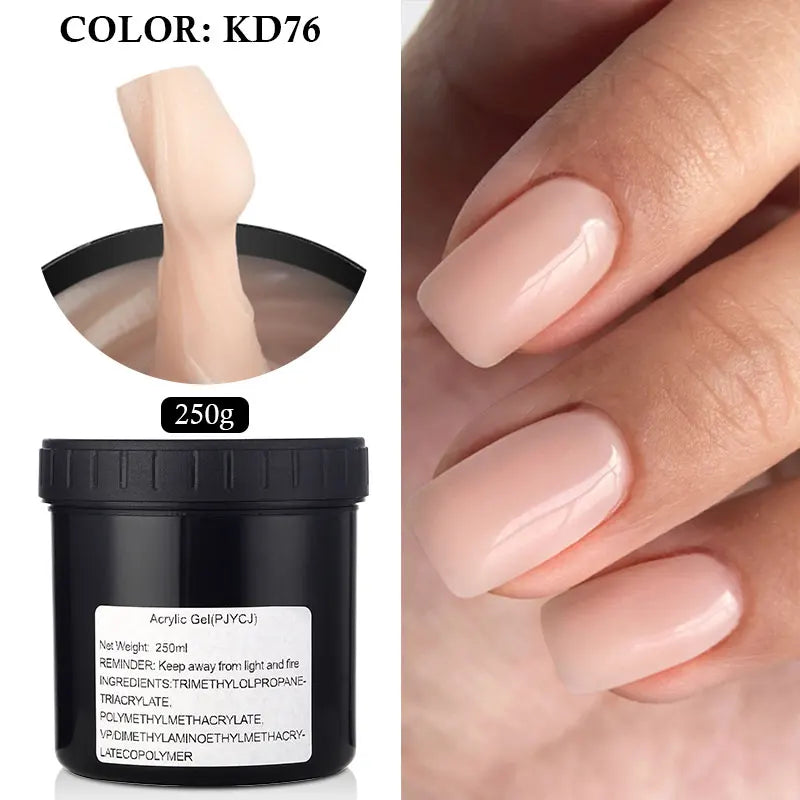 MSHARE 250g Builder Nail Gel, Hard Gel for Nail Extensions, French Nail Art and Sculpting