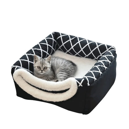 Enclosed Space Capsule Cat House, Warm Winter Pet Bed & Indoor Cat Furniture - Bond Well Supplies