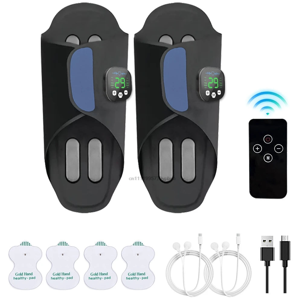 Electric Foot Massager Pad, EMS Muscle Stimulation Device for Foot Relaxation