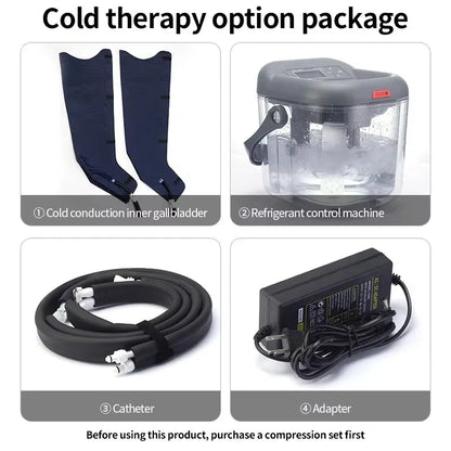JILI Pressotherapy Compression Boots, 6-Chamber Foot & Leg Massager for Home Relaxation & Recovery