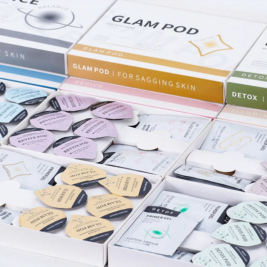 Aqua Facial CO2 Pods, Glam Pod Bubble Facial Skin Care Capsules & Gel for Beauty Devices - Bond Well Supplies