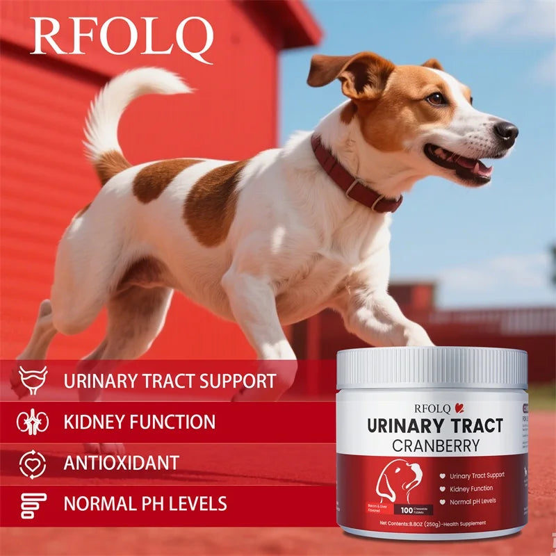 Cranberry Chews for Dogs, Urinary Tract & Bladder Wellness Support - Bond Well Supplies