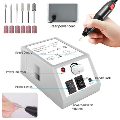 Complete Nail Extension Gel Kit, LED Nail Lamp, Nail Drill Machine, Poly Gel, Soak-Off Polish & Manicure Tools - Bond Well Supplies