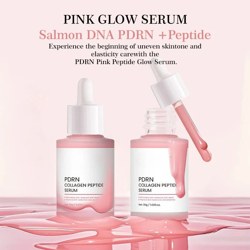 Collagen Peptide Face Serum with Salmon PDRN, Korean Beauty Essence for Skin Renewal & Smoother-Looking Skin - Bond Well Supplies