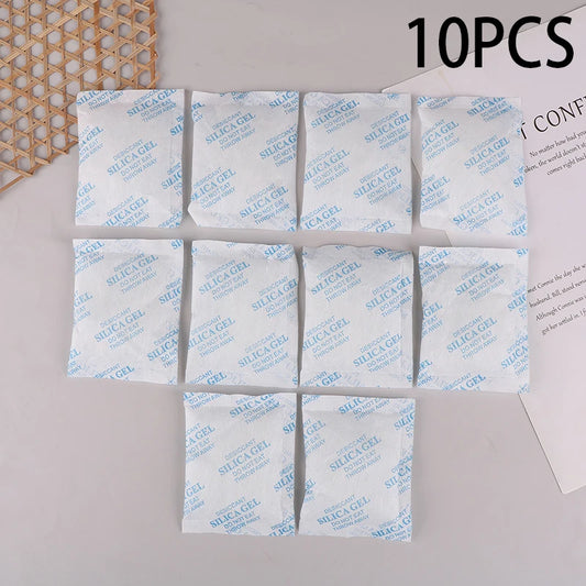 Pet Feeder Desiccant Packs, 10-Pack 20g Silica Gel Moisture Absorbers for Cat & Dog Food Storage - Bond Well Supplies