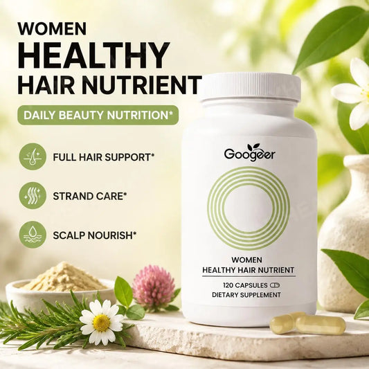 Women's Hair Support Capsules with Biotin, Zinc & Selenium, Vitamins A, C, D3 & E for Healthy-Looking Hair - Bond Well Supplies