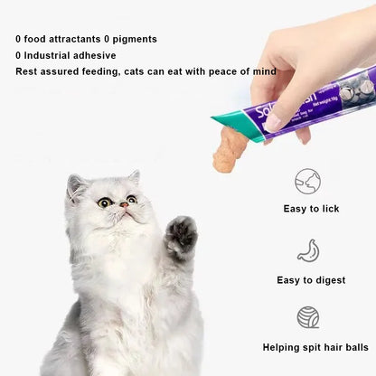 Cat Liquid Treat Variety Pack, 30 Assorted Abalone, Tuna & Chicken Wet Snacks for Young Cats - Bond Well Supplies