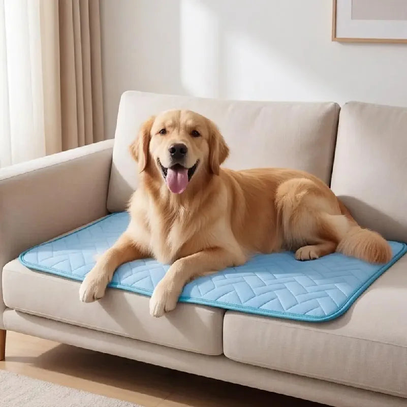 Cooling Pet Pad for Dogs and Cats, Breathable Summer Mat for Indoor and Outdoor Use