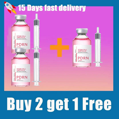 Stem Cell PDRN Ampoule Serum, Collagen Facial Essence for Hydration, Smoother-Looking Skin & Radiance - Bond Well Supplies