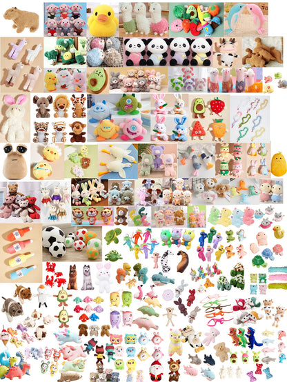 Large 100-Piece Dog Toy Set, Assorted Plush, TPR Chew, Knot & Squeaky Toys for Interactive Play
