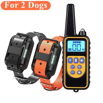 Dog Training Collar, IPX7 Waterproof Rechargeable Remote Training Collar for Large, Medium and Small Dogs