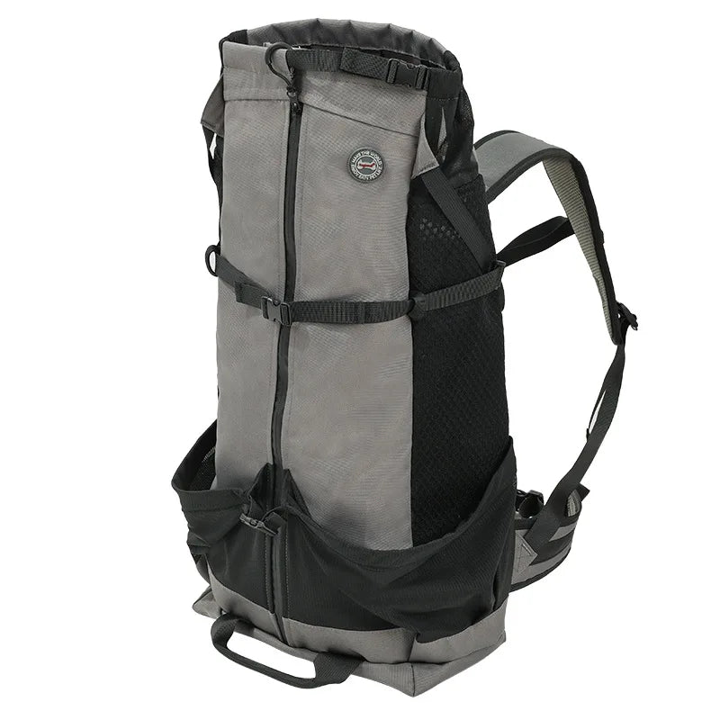 Multifunctional Pet Carrier Backpack, Breathable Mesh Dog Travel Bag for Hiking, Cycling & Outdoor Activities