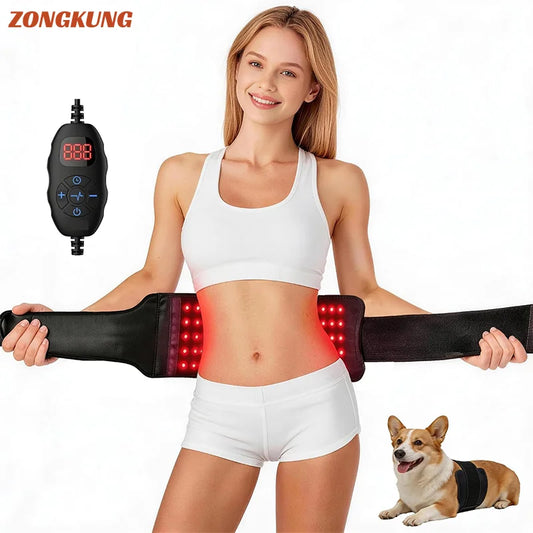 Red Light Therapy Heating Pad, 70 LEDs with 660nm & 850nm Infrared Light for Body - Bond Well Supplies
