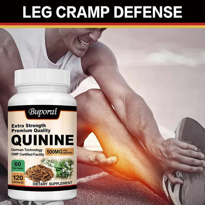 Premium Quinine Capsules for Daily Nutritional Support, Made in the USA