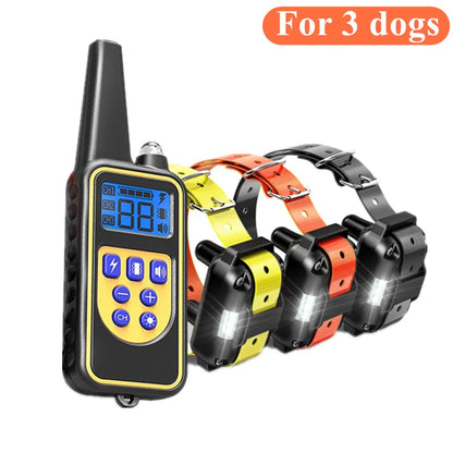 Dog Training Collar, IPX7 Waterproof Rechargeable Remote Training Collar for Large, Medium and Small Dogs
