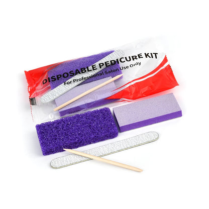 Professional Disposable Nail Care Tools Set, 100 Pack Manicure and Pedicure Kits