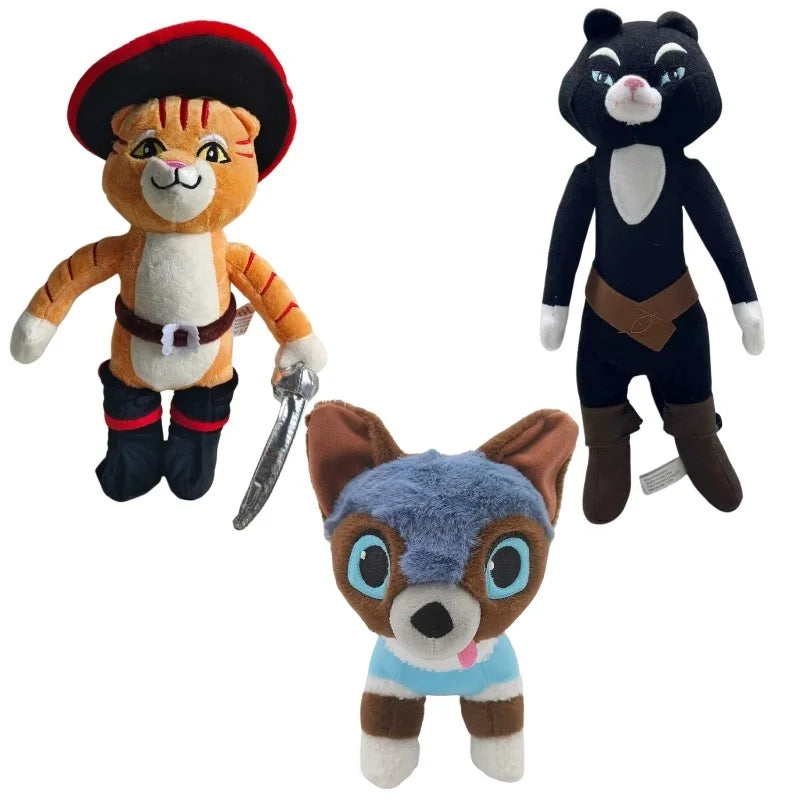 Puss in Boots Plush Toy, Kawaii Chihuahua Perrito Stuffed Animal Doll with Boots - Bond Well Supplies