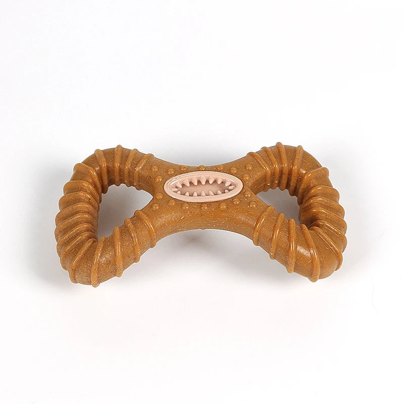 Durable Chew-Resistant Dog Toy, Treat-Dispensing Interactive Dental Toy for Teeth Cleaning & Enrichment - Bond Well Supplies