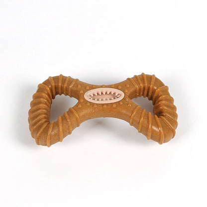 Durable Chew-Resistant Dog Toy, Treat-Dispensing Interactive Dental Toy for Teeth Cleaning & Enrichment - Bond Well Supplies
