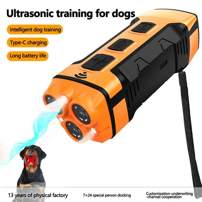Handheld Ultrasonic Dog Repellent, Portable One-Button Bark Deterrent & Training Device - Bond Well Supplies