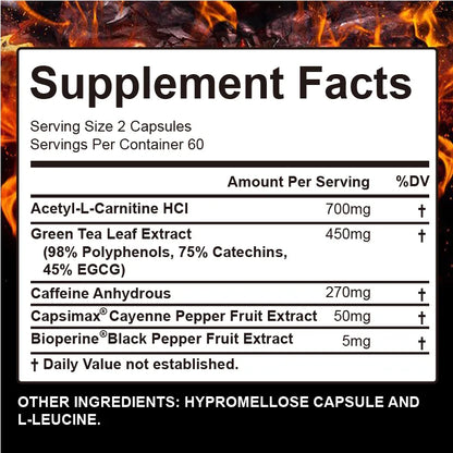 Burn-XT Fat Burner Supplement for Energy, Appetite Control and Metabolism Support