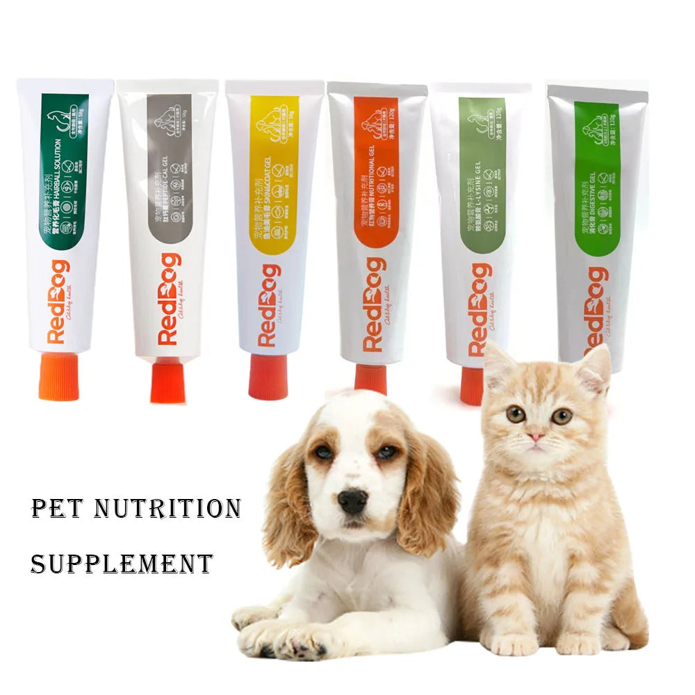 REDDOG Pet Nutritional Gel for Kittens, Young Cats & Dogs, Comprehensive Daily Nutrition Supplement - Bond Well Supplies