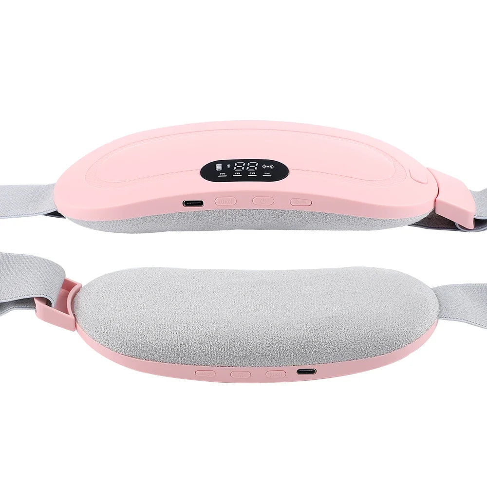 Electric Heating Waist Belt with Vibration Massage for Comfort and Relaxation