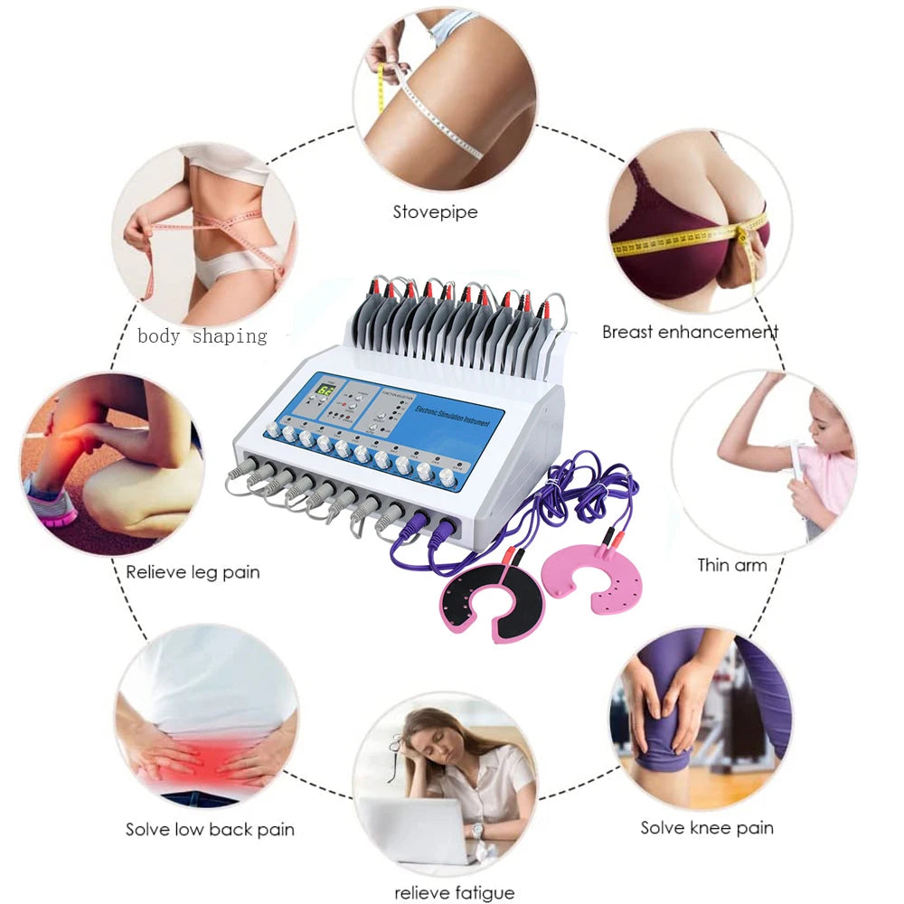 AOKO Professional EMS Muscle Stimulator, Electric Body Massage & Electrostimulation Device