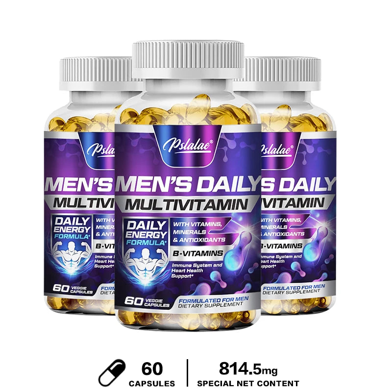 Men's Multivitamin Supplement, Energy & Endurance Support for Heart, Brain Health & Daily Vitality - Bond Well Supplies