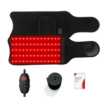 Red Light Therapy Pad, 70 LEDs, 660nm & 850nm Near-Infrared Heating Pad for Arm, Leg, Shoulder & Back - Bond Well Supplies