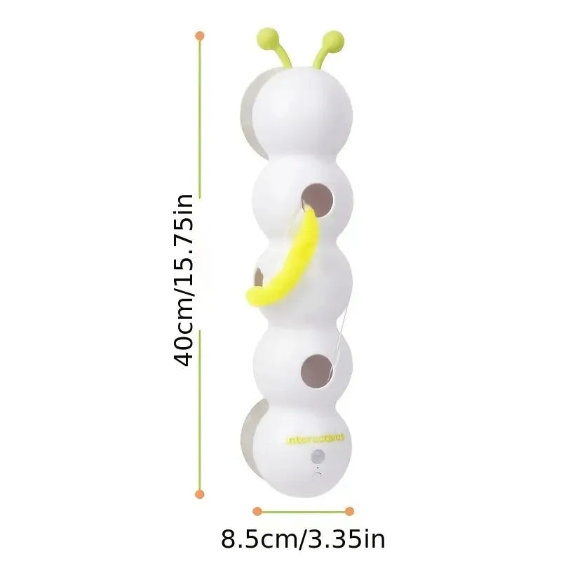 Interactive Automatic Cat Toy with Sensor, USB Rechargeable Exercise Toy for Indoor Cats, Boredom Relief & Entertainment