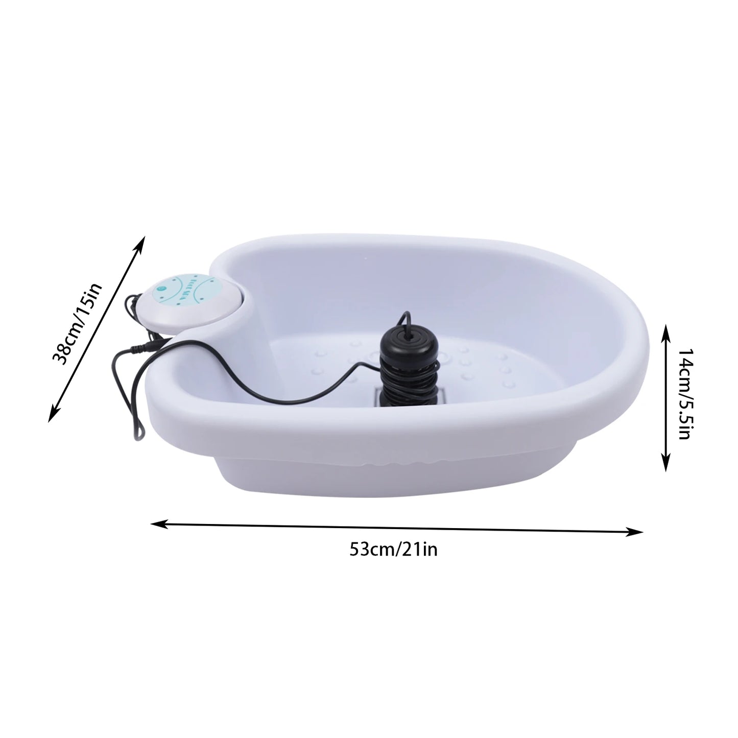 Collapsible Foot Spa Bath Massager with Heat and Bubbles