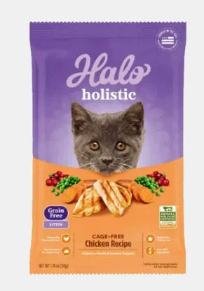 High-Quality Cat Food, Wild-Caught Salmon & Whitefish Chicken Recipe, 50g, Healthy Weight Support - Bond Well Supplies