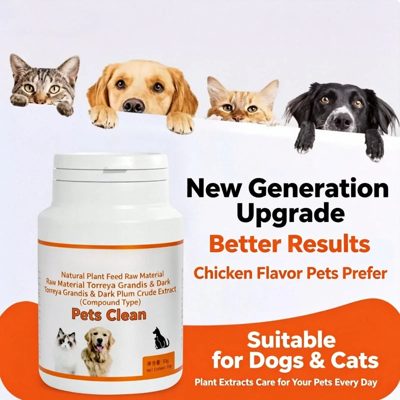 Pet Deworming Tablets for Dogs & Cats, Broad-Spectrum Internal Worm Treatment