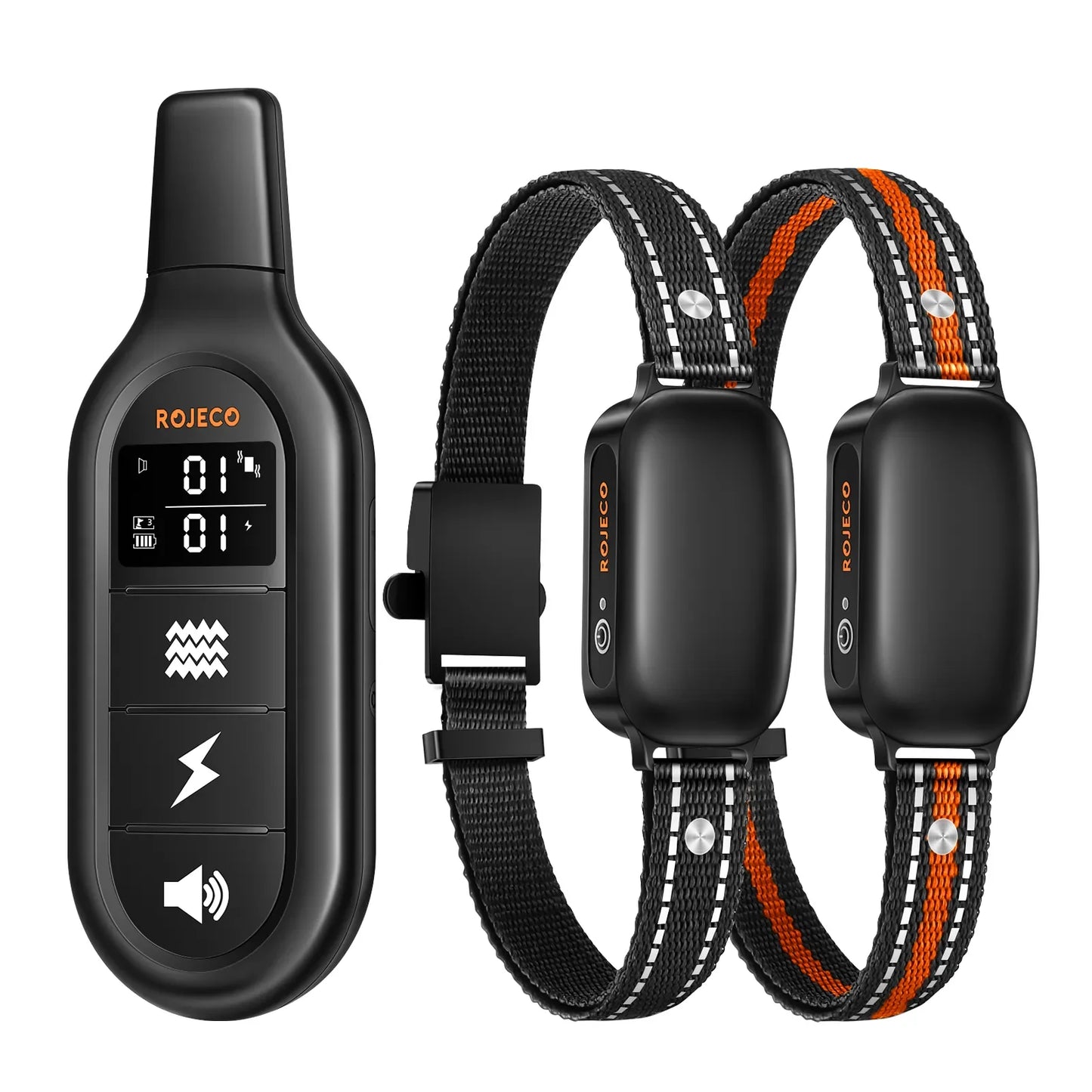 ROJECO Remote Dog Training Collar, Adjustable Training Modes, IPX7 Waterproof