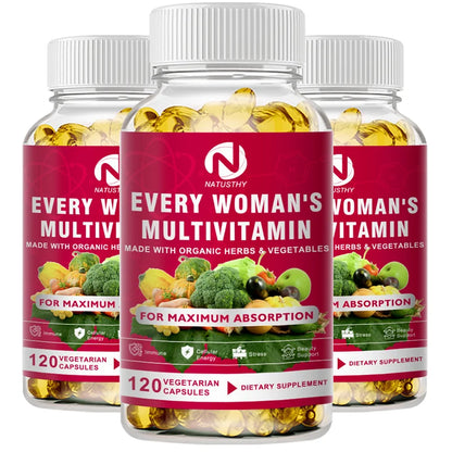 Multivitamin for Women Capsules for Hormone Balance, Skin, Heart, Brain, Bone and Immune Support