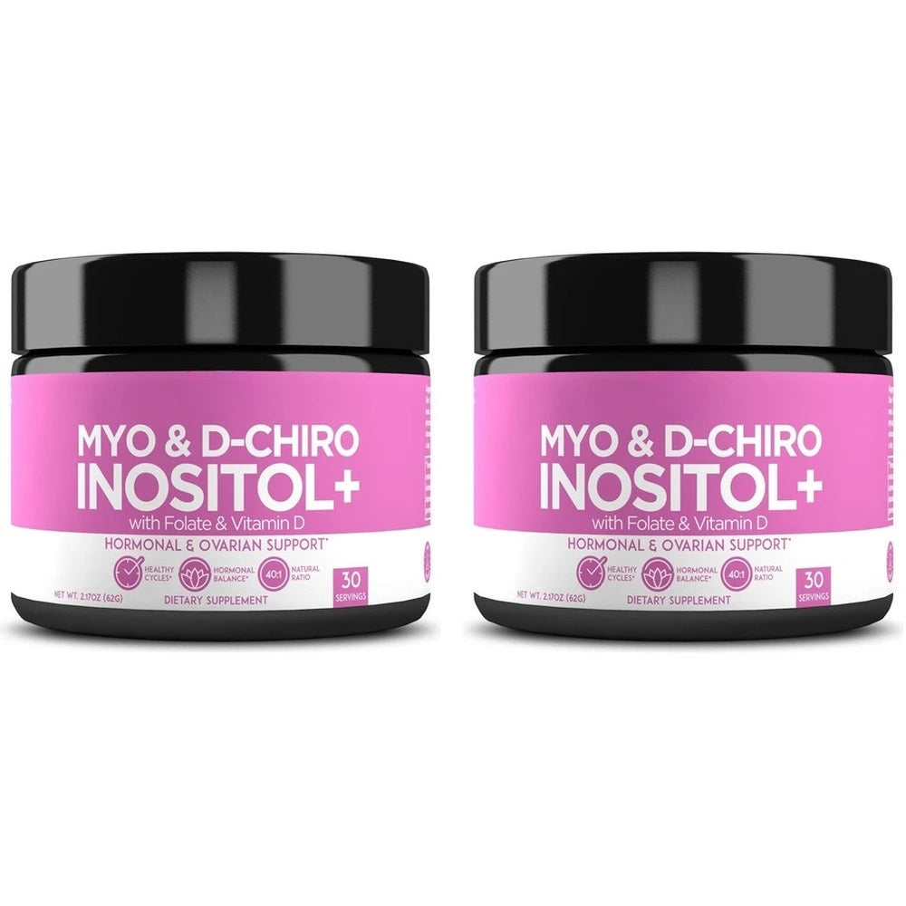 Women's Inositol Capsules, Myo & D-Chiro Inositol 40:1 Ratio with Folate & Vitamin D3, 30 Coun - Bond Well Supplies
