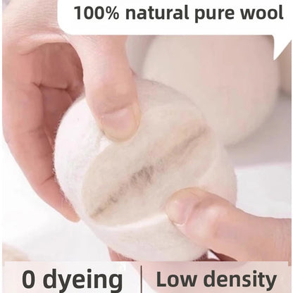 Silent Wool Ball Cat Toys, 4-Pack Plush Interactive Balls for Kittens, Teething & Self-Play