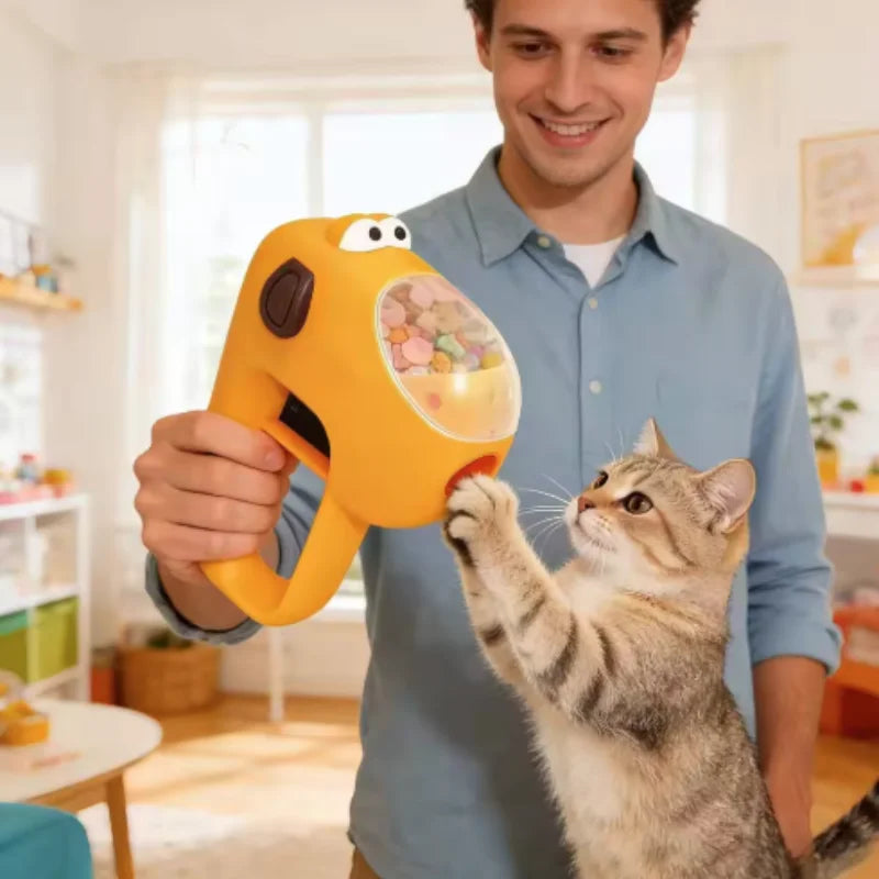 Automatic Dog Treat Dispenser Toy, Interactive Cat & Dog Snack Feeder for Training and Rewards - Bond Well Supplies