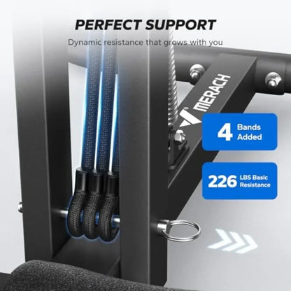 Adjustable Lower Body Fitness Machine for Glutes and Legs