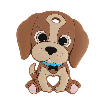 Sunrony 1PC Cartoon Animal Silicone Pendant, Food-Grade DIY Pacifier Chain Accessory - Bond Well Supplies