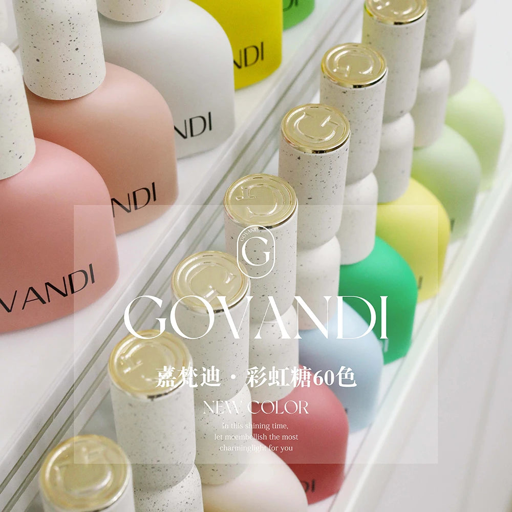 Macaron Gel Polish Set, 60 Colors 15ml UV Soak-Off Nail Gel with Color Card - Bond Well Supplies