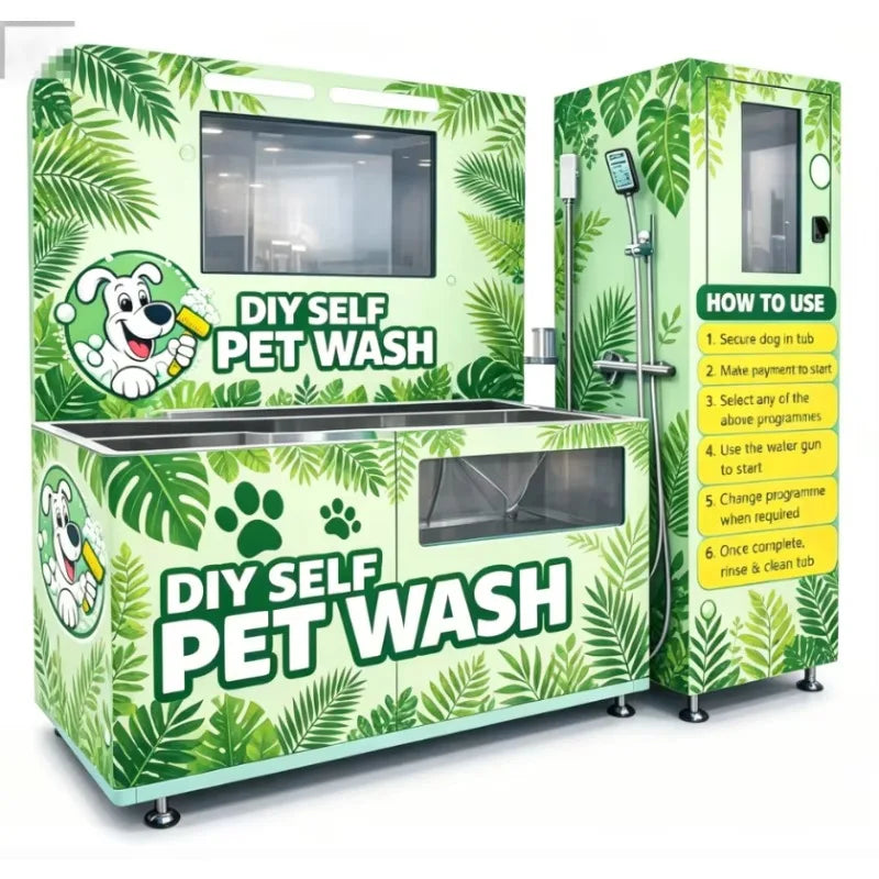 Customized Portable Pet Washing Machine for Dogs & Cats, Outdoor Self-Service Bathing Equipment - Bond Well Supplies