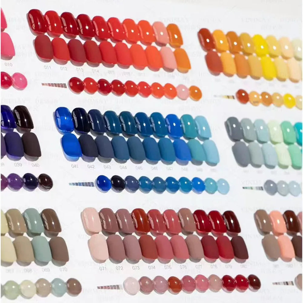 VINIMAY 120-Color Gel Nail Polish Set, 15ml Soak-Off UV LED Gel Polish Collection