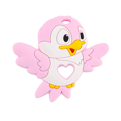 Sunrony 1PC Cartoon Animal Silicone Pendant, Food-Grade DIY Pacifier Chain Accessory - Bond Well Supplies