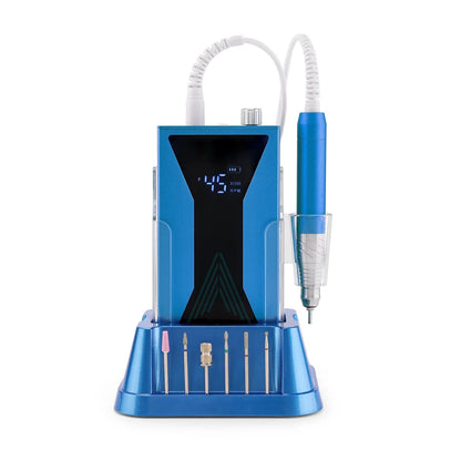 Professional 45000RPM Brushless Nail Drill Machine, Cordless 85W Portable Desktop Electric Manicure Polisher - Bond Well Supplies