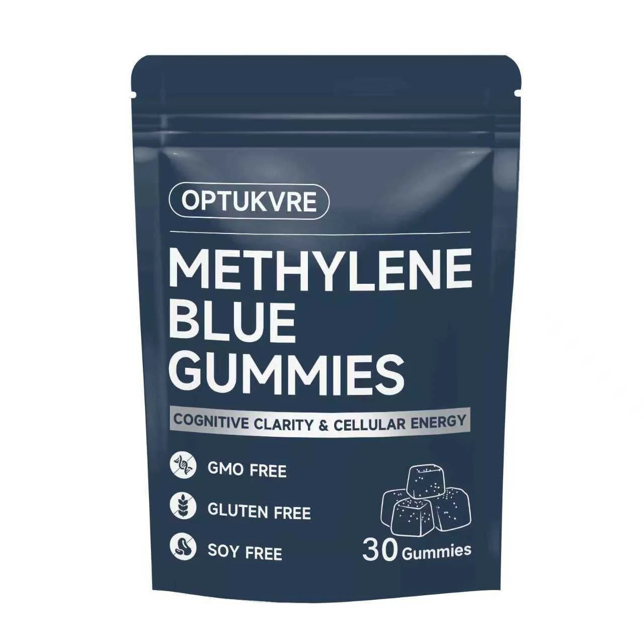 Methylene Blue Gummies 5mg, 30 Count Dietary Supplement